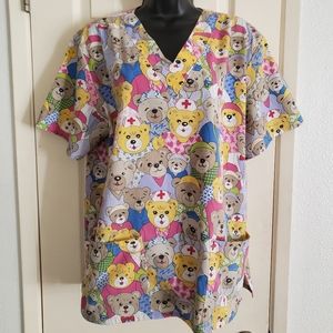 Women's scrub top size medium